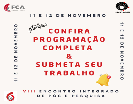 VIII Encontro de Pós e Pesquisa: veja programação completa e submeta trabalho