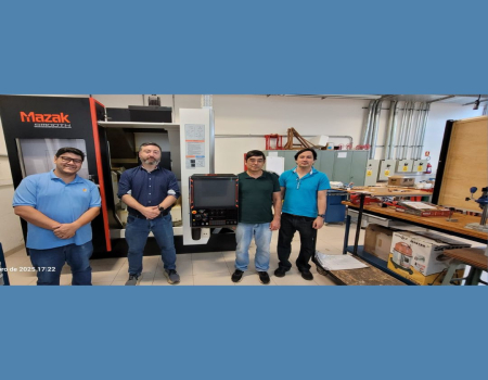 Professor de universidade chilena visita laboratórios e discute parcerias na área de Engenharia de Manufatura