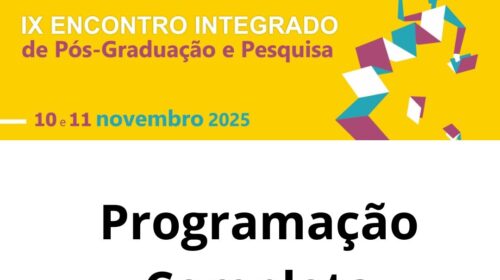 Programação completa: Encontro de Pós-Graduação e Pesquisa 2025
